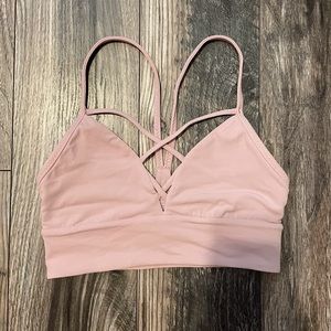 Light purple Lululemon shorts bra